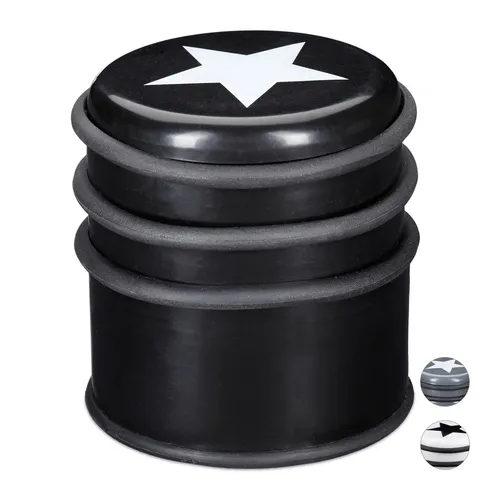 Türstopper Schwarz von Relaxdays