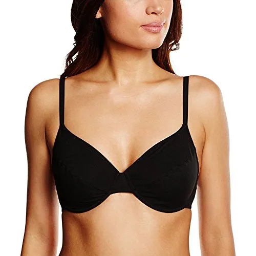 Sloggi Damen T-Shirt BH EverNew W, Schwarz (Black 04), Gr. 70D