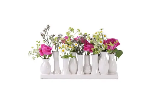 Jinfa Handgefertigte Dekovase in weiß von Jinfa