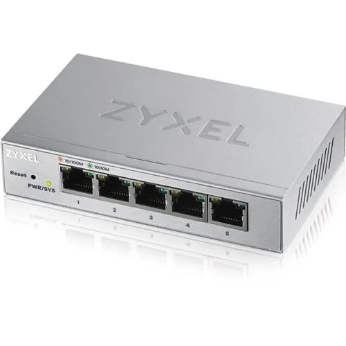 ZYXEL GS1200-10V3 8-Port Gigabit, 2xSFP web/smart managed in grau von Zyxel