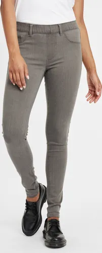 OXMO Gesine Damen Jeans - Skinny Fit in Pewter - Stylische Skinny Fit Jeans in Pewter, extrem weich und stretchig. Nachhaltig produziert mit recycelten Materialien, ideal für vielseitige Looks von casual bis business.