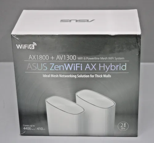 ASUS ZenWiFi AX Hybrid (XP4) AX1800 + Powerline 2er Set - Starkes WLAN ohne Funklöcher, bis zu 510 m² Abdeckung und einfache Installation
