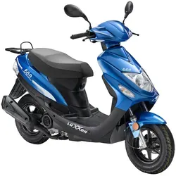 Produktbild Luxxon Motorroller ECO 49,6 ccm, 45 km/h, Euro 5, blau