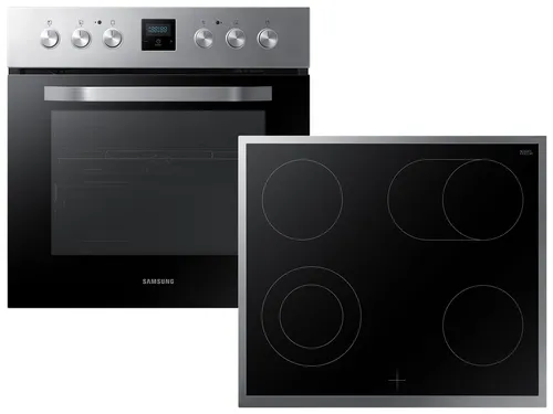 Samsung F-NB69R2300RS Einbauherd Set mit Glaskeramikkochfeld