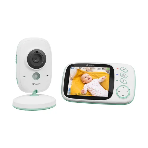 TrueLife NannyCam H32 Pro - Ersatzeinheit für Eltern - Babyphone für Kinder, mit scharfem Video-Bildschirm und App-Kopplung für ständige Überwachung. Ideal für besorgte Eltern, die ihr Kind jederzeit im Blick haben möchten.