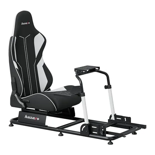huzaro Speed 5.5 SIM Racing Cockpit – SIM Rig mit Rennsitz Gaming für Moza