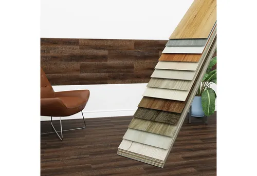 Hexim Vinylboden, Vinyldielen 0,97m² selbstklebend PVC Wandverkleidung Bodenbelag Holzoptik 91x15cm Paneele für Wand & Boden Holzdielen dunkelbraun (7 Dielen Mocha Walnut - 1818-6)