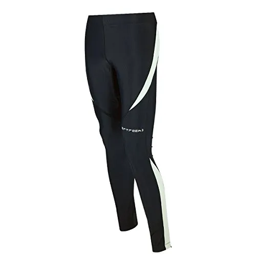 Airtracks Damen Laufhose Lang Pro Jogginghose Trainingshose Jogginghose Fitnesshose Leggings Fahrradhose - schwarz-grau - XL - Damen
