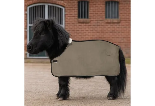 EQuest Pferde-Abschwitzdecke Alpha Fleece für Shettys