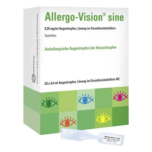 Allergo-Vision sine Augentropfen im Einzeldosenbehältnis Einzeldosispipetten 8 ml