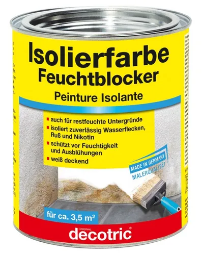 Decotric Isolierfarbe Feuchtblocker 750 ml