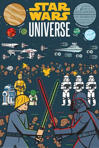 Poster STAR WARS - Universe Illustrated 61x91,5cm NEU 59644