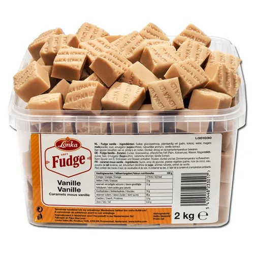 Lonka Old English Fudge Vanille 2kg Dose von Lonka