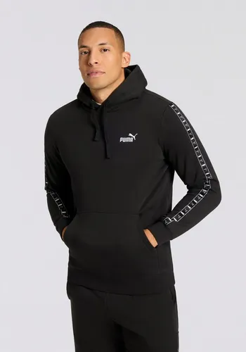 PUMA ESS TAPE Kapuzensweatshirt mit Kängurutasche in Schwarz L (52/54) - Sportliches Kapuzensweatshirt im Regular Fit mit praktischer Kängurutasche. Ideal für Freizeit und Training, sorgt für hohen Tragekomfort und stylischen Look.