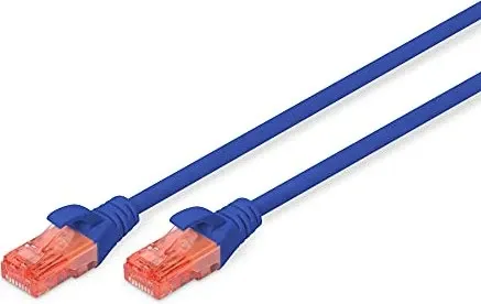 DIGITUS Patchkabel Cat6 U/UTP 2xRJ45 0.5m blau LSZH
