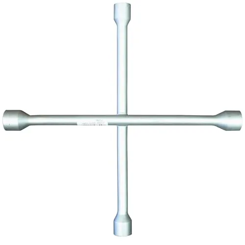 Sakura Kreuzschlüssel, Schlüsselweiten 17, 19, 22 mm, 13/16 Zoll (33/40 cm), Silber