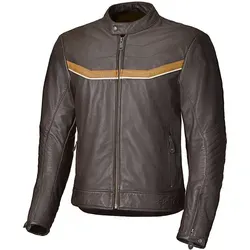 Held Heyden Motorrad Lederjacke - Braun-Beige, Größe 54 für Männer - Motorradjacke aus Leder, EN 17092 zertifiziert, mit wasserdichter Innentasche für Smartphone und Powerbank, ideal für sichere und komfortable Fahrten.