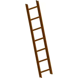 Layher 1051 Dachleiter nussbraun 7 Sprossen von Layher Steigtechnik GmbH