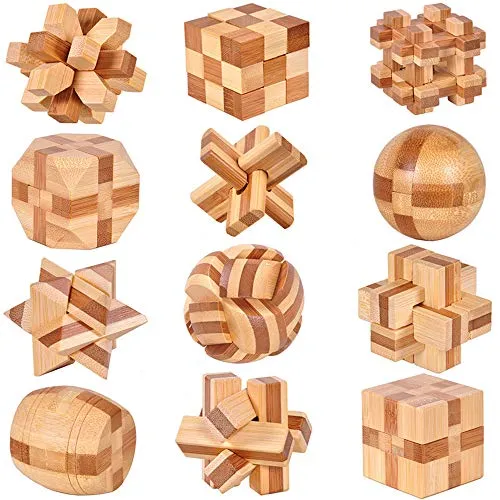 Produktbild Chonor 12 Stück 3D Puzzle Brainteaser Set