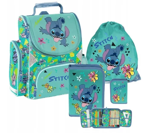 Schulranzen-Set 3-teilig Lilo und Stitch Disney DS25DD Paso