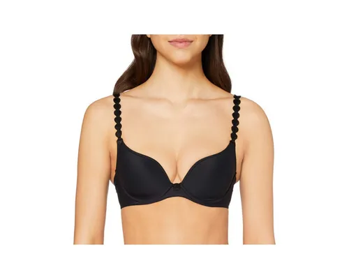 Marie Jo L'Aventure Tom BH 75A Charcoal - Funktionsunterwäsche mit tiefem Dekolleté, bietet perfekten Halt und einen eleganten Look für besondere Anlässe.