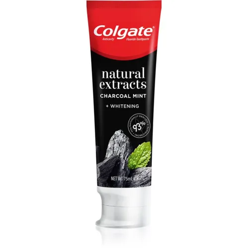 Colgate Natural Extracts Charcoal + White bleichende Zahnpasta mit Aktivkohle 75 ml
