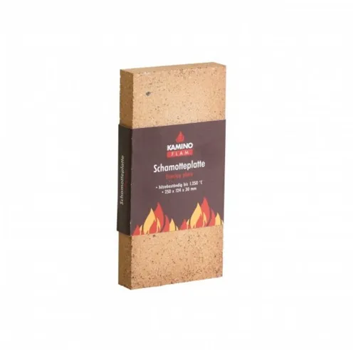 Kamino Flam Kaminsanierungs-Set Schamotteplatten 250 x 124 x 30 mm 333302, 1-tlg.