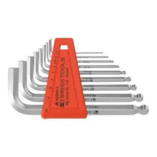 PB Swiss Tools Sechskant-Winkelschraubendreher-Satz 9-teilig