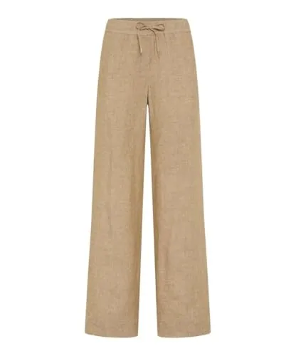 Brax Damen Marlenehose Style FARINA ALMOND, Beige, Gr. 42K von Brax