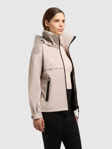Jacke mit Stehkragen Beige M von khujo