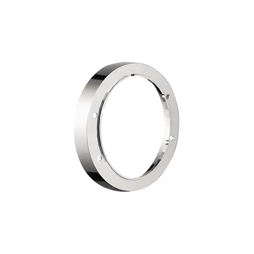 hansgrohe Verlängerungsrosette 170mm, Chrom - Dekorative Boxen & Kästen, ideal zur Montage bei geringer Wandstärke, passend für alle Brausen- und Wannen-Fertigsets Ø 150mm.