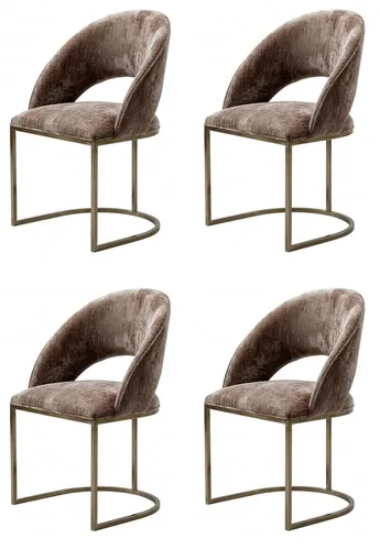 4er-Set Polsterstühle – elegant, bequem und modern gestaltet