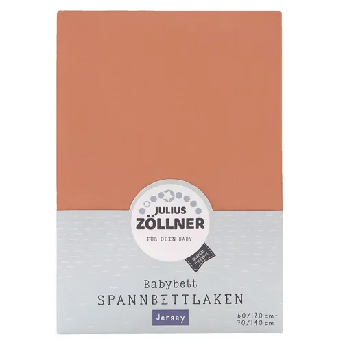 Julius Zöllner Spannbetttuch Jersey 60x120 / 70x140 terra TOP