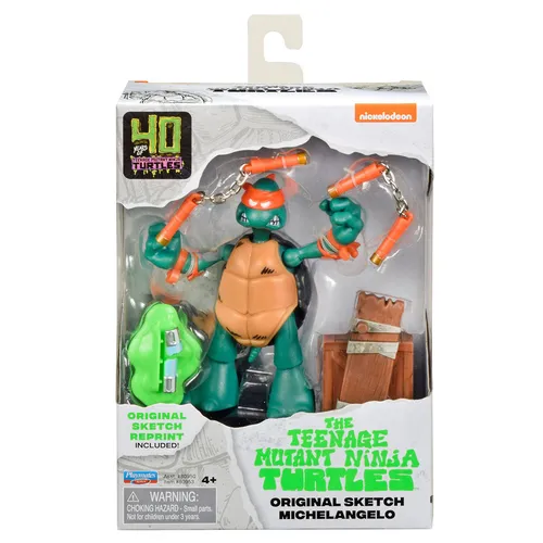 Teenage Mutant Ninja Turtles 40th Anniversary 10 cm Figur: Michelangelo