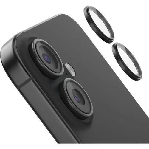 Belkin 1x2 Kameralinsenschutz TempGlass iPhone 16/16 Plus (2 Stk., Apple iPhone 16, Apple iPhone 16 Plus) (OVA181HQBK)