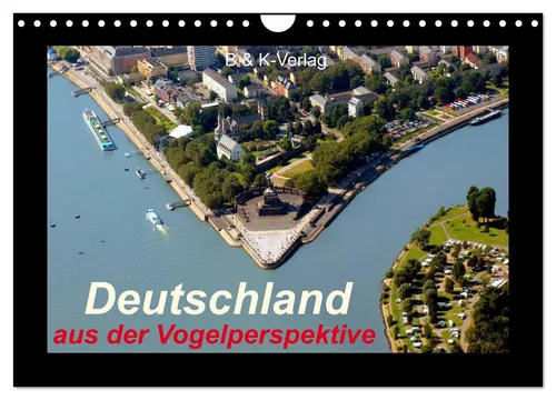 Deutschland aus der Vogelperspektive (Wandkalender 2026 DIN A4 quer), CALVENDO M