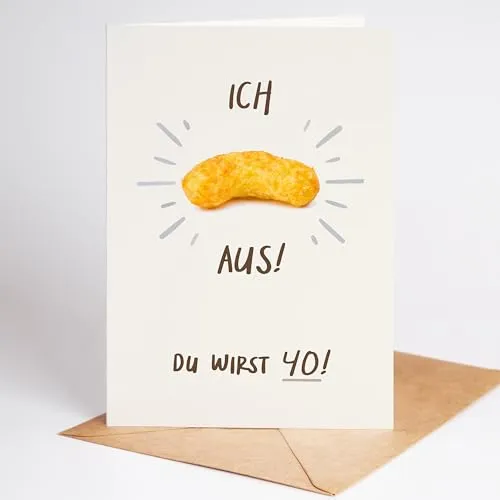 Lovely Cards -Ich Flip aus Du wirst 40 von Lovely Cards