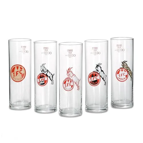 1. FC Köln Kölschglas 5er Set 
