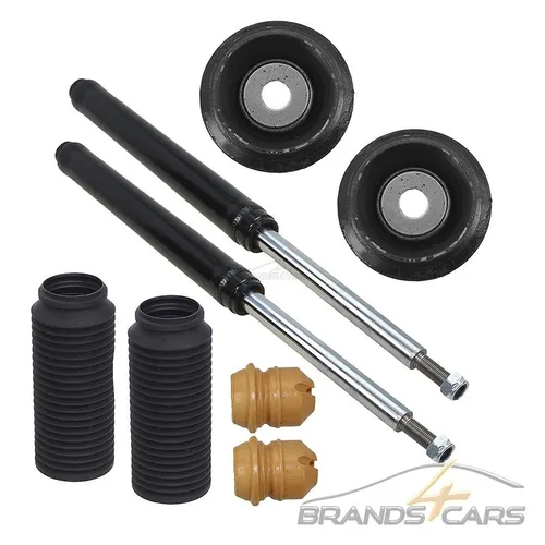 ATEC 2x GAS STOSSDÄMPFER +DOMLAGER +PROTECTION-KIT VORNE FÜR AUDI 80 90 B2 B3 B4