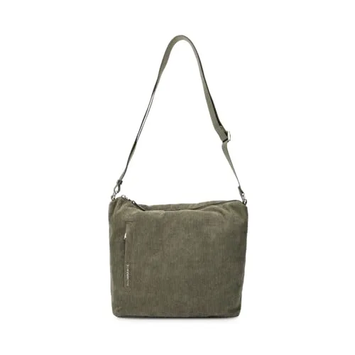 MANDARINA DUCK Hunter Velvet Hobo Umhängetasche in grün von Mandarina Duck