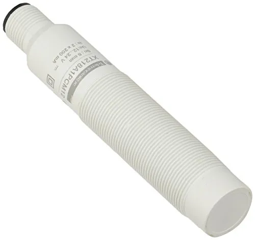 Schneider XT218A1PCM12 XT2-Kap. Näherungsschalter M18 - Kapazitive Näherungssensoren, zylindrisch M18 aus robustem Kunststoff, mit einem Schaltabstand von 8 mm, ideal für präzise Anwendungen in der Automatisierung.