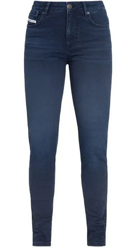 John Doe Motorradjeans Ruby Lady XTM Monolayer Damen Motorradhose Slim Fit, INDIGO BLUE, 26/32 - Motorradhose für Damen im Slim Fit Design, CE-zertifiziert mit Knie- und Hüftprotektoren für optimalen Schutz und Stil auf der Straße.