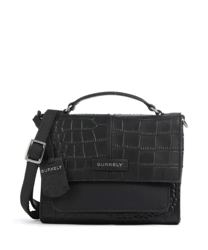 Burkely Cool Colbie Umhängetasche schwarz 1000440.29.10 - Elegante Handtasche aus geprägtem Leder in Schwarz, ideal für stilvolle Auftritte und den täglichen Gebrauch.