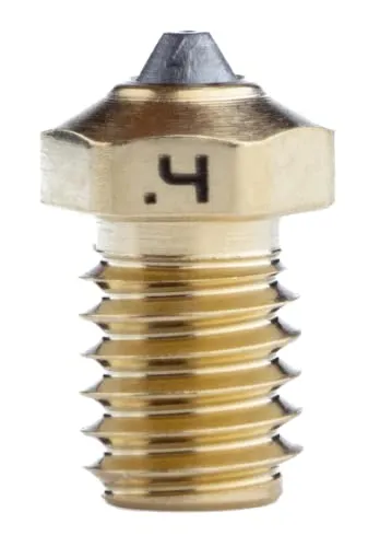 Diamondback Düsen 0,4 mm – Polykristalline Diamantspitze für 3D-Drucker - 3D-Drucker-Zubehörteile mit solider Diamantspitze für präzisen Druck und verbesserte Schichthaftung. Längere Lebensdauer und weniger Verstopfungen garantieren effizientes Arbeiten.