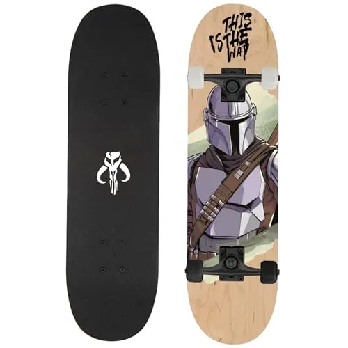 Star Wars Mandalorian Skateboard für Jugendliche, 79 cm