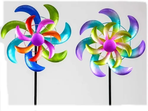 Set 2x Windrad Blüte 25/110 cm von formano