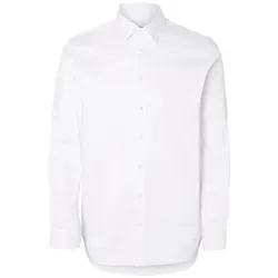 Selected Homme Slim Fit Hemd für Herren - Stylisches Herrenhemd mit geknöpfter Vorderseite und langen Ärmeln, gefertigt aus 60% Bio-Baumwolle für einen nachhaltigen Komfort.