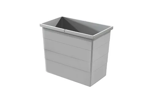 Hailo Ersatzeimer 28 Liter - 112572 - Haushaltszubehör, passend für Hailo Cargo Soft Big, aus robustem Kunststoff in signalgrau für langlebige Nutzung.