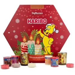 Haribo™ Adventskalender mit Duftkerzen und Teelichtern von HARIBO