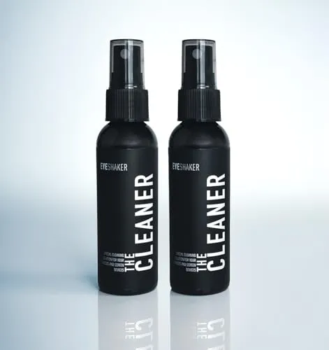 Brillenreiniger Spray Brillenreinigungsspray vom Optiker - Zur Brillenreinigung aller Brillen, gegen Fettflecken und Fingerabdrücke auf der Brille, schonende & gründliche Reinigung, 2er-Set